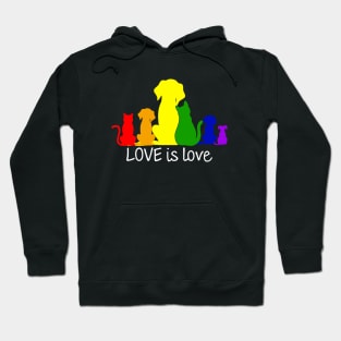 Cute dog rainbow Hoodie